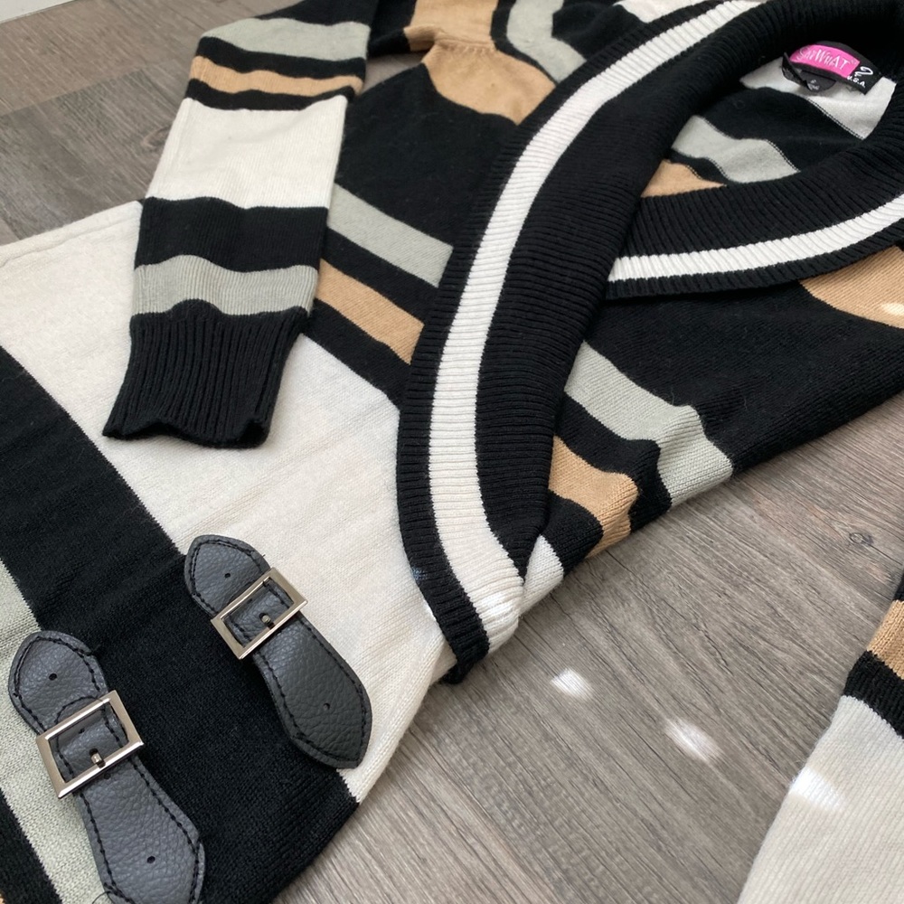 Striped Long Sleeve Dress